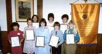 1987  Group photo of Youth Appreciation award recipients